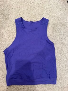 lululemon high neck cropped tank size 2